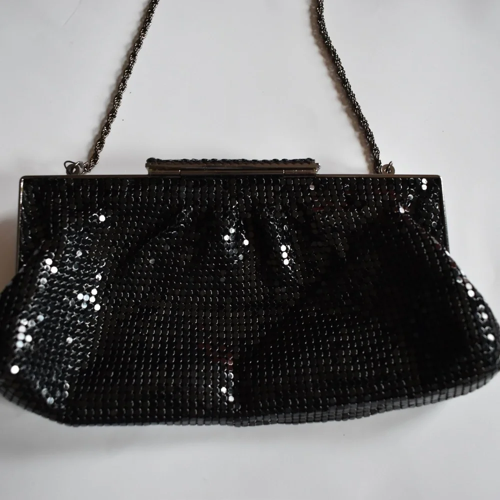 NWOT! Black Sequin Clutch Purse
